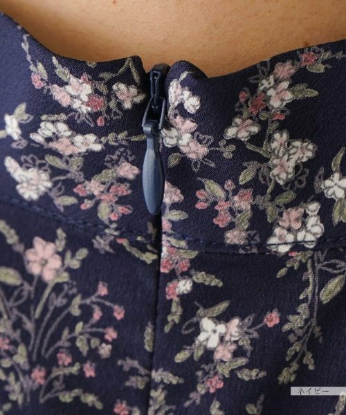 NEMIKA / ネミカ シャツ・ブラウス | フラワープリントノースリーブブラウス【NEMIKA】 | 詳細12