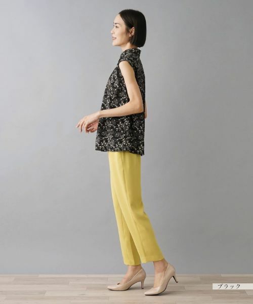 NEMIKA / ネミカ シャツ・ブラウス | フラワープリントノースリーブブラウス【NEMIKA】 | 詳細2