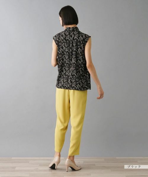 NEMIKA / ネミカ シャツ・ブラウス | フラワープリントノースリーブブラウス【NEMIKA】 | 詳細3