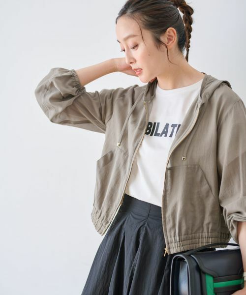 NEMIKA / ネミカ その他アウター | フーディーシアーブルゾン【NEMIKA】(カーキ系)