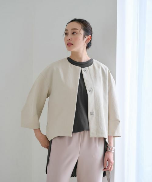 NEMIKA / ネミカ テーラードジャケット | ノーカラージャケット【NEMIKA】 | 詳細2