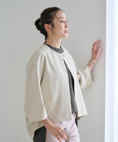 NEMIKA / ネミカ テーラードジャケット | ノーカラージャケット【NEMIKA】 | 詳細3