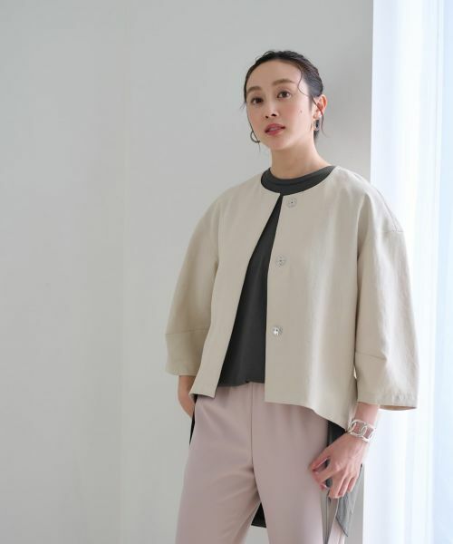NEMIKA / ネミカ テーラードジャケット | ノーカラージャケット【NEMIKA】 | 詳細4