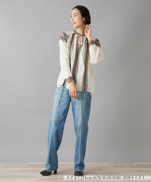 NEMIKA / ネミカ シャツ・ブラウス | 刺繍ブラウス | 詳細1