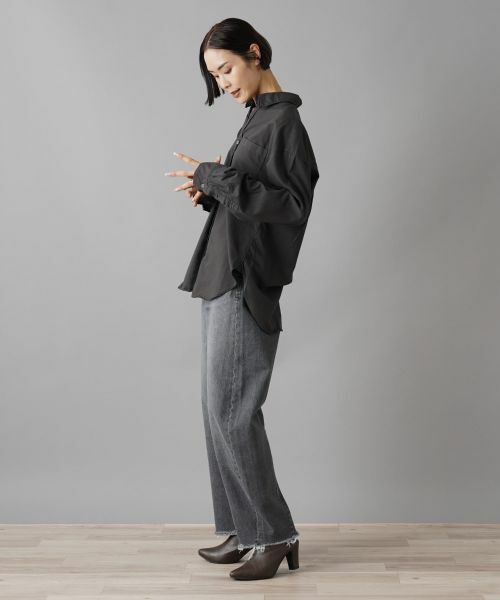 NEMIKA / ネミカ シャツ・ブラウス | オーバーサイズコットンシャツ【YANUK】 | 詳細2