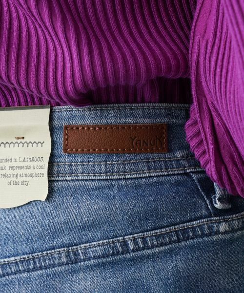 NEMIKA / ネミカ デニムパンツ | ワイドフレアデニムパンツ【YANUK】 | 詳細12