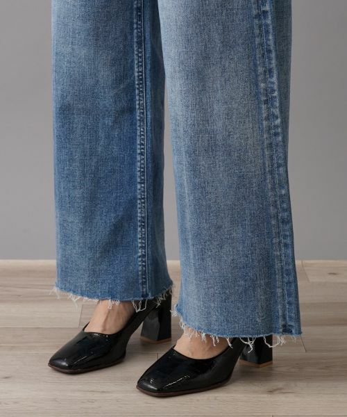 NEMIKA / ネミカ デニムパンツ | ワイドフレアデニムパンツ【YANUK】 | 詳細13