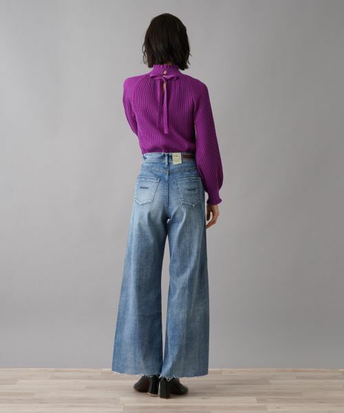 NEMIKA / ネミカ デニムパンツ | ワイドフレアデニムパンツ【YANUK】 | 詳細3