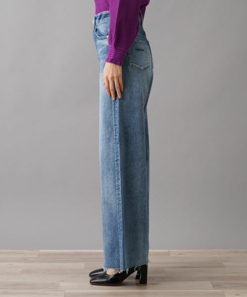 NEMIKA / ネミカ デニムパンツ | ワイドフレアデニムパンツ【YANUK】 | 詳細5