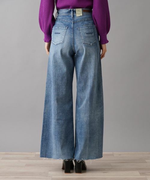 NEMIKA / ネミカ デニムパンツ | ワイドフレアデニムパンツ【YANUK】 | 詳細6