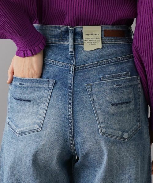 NEMIKA / ネミカ デニムパンツ | ワイドフレアデニムパンツ【YANUK】 | 詳細9