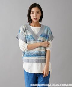 NEMIKA / ネミカ テーラードジャケット | Vネックニットベスト【NEMIKA】