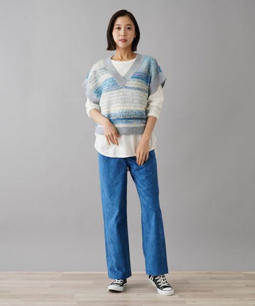 NEMIKA / ネミカ テーラードジャケット | Vネックニットベスト【NEMIKA】 | 詳細13