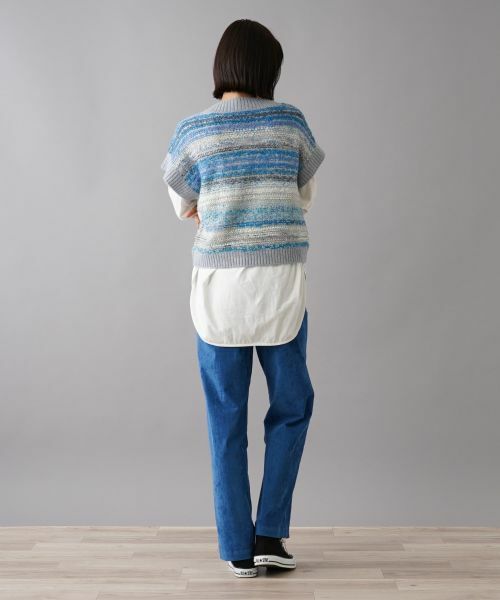 NEMIKA / ネミカ テーラードジャケット | Vネックニットベスト【NEMIKA】 | 詳細15