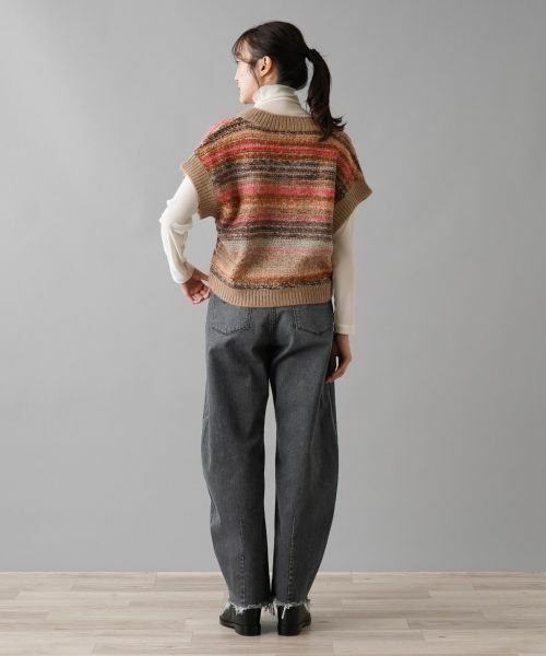 NEMIKA / ネミカ テーラードジャケット | Vネックニットベスト【NEMIKA】 | 詳細3