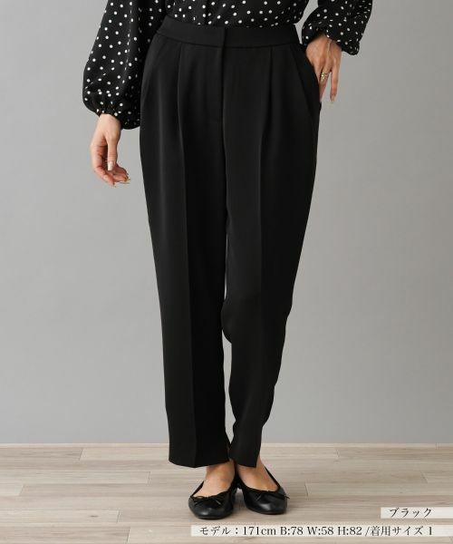 NEMIKA / ネミカ その他パンツ | イージークロップドパンツ【NEMIKA】(ブラック)