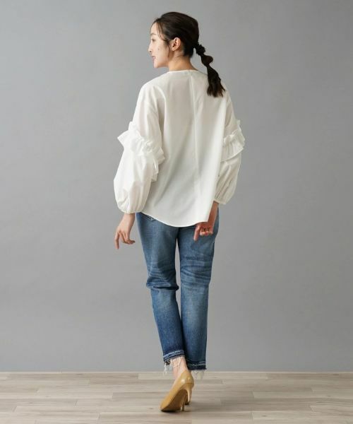 NEMIKA / ネミカ シャツ・ブラウス | 袖フリルブラウス【NEMIKA】 | 詳細3