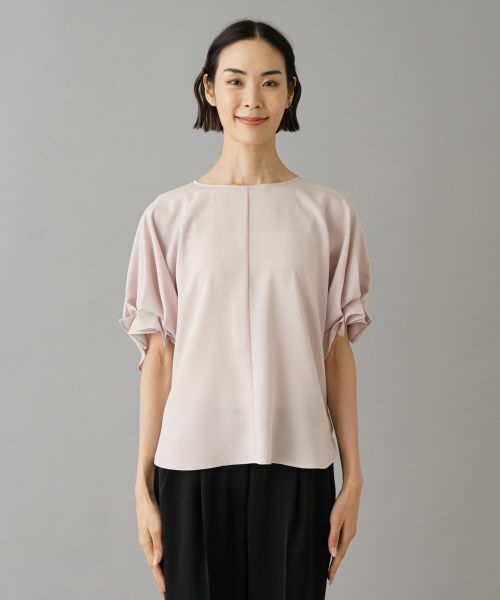 NEMIKA / ネミカ シャツ・ブラウス | クルーネックハーフスリーブブラウス【NEMIKA】 | 詳細10