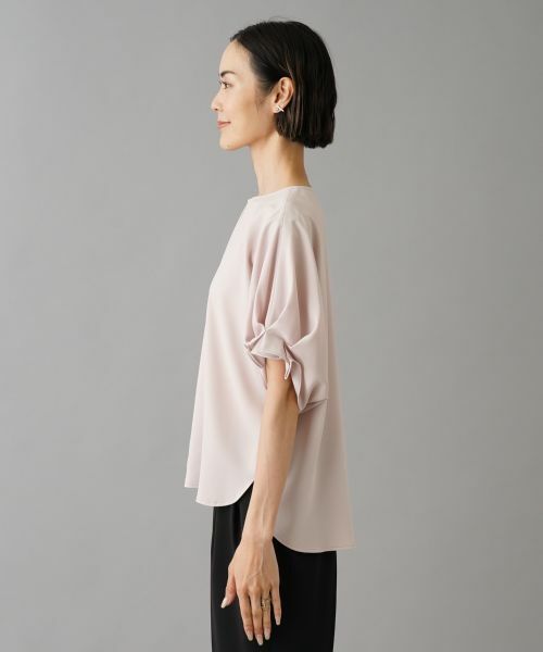 NEMIKA / ネミカ シャツ・ブラウス | クルーネックハーフスリーブブラウス【NEMIKA】 | 詳細11