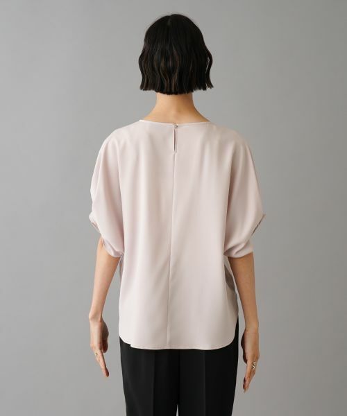 NEMIKA / ネミカ シャツ・ブラウス | クルーネックハーフスリーブブラウス【NEMIKA】 | 詳細12