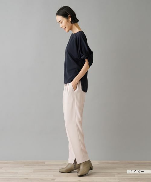 NEMIKA / ネミカ シャツ・ブラウス | クルーネックハーフスリーブブラウス【NEMIKA】 | 詳細5