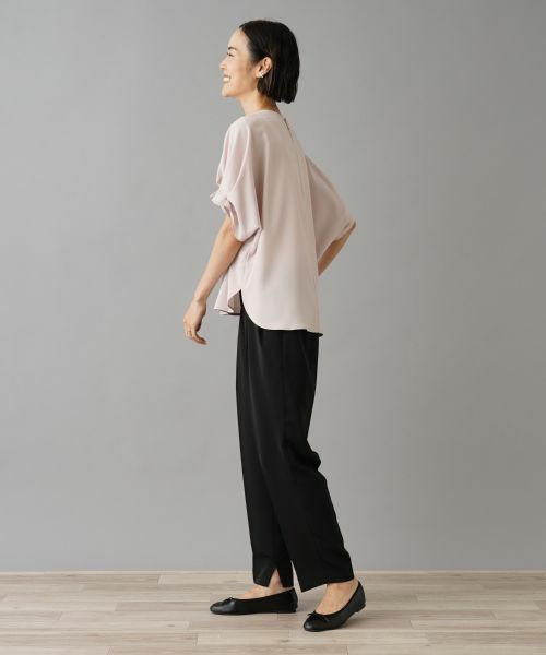 NEMIKA / ネミカ シャツ・ブラウス | クルーネックハーフスリーブブラウス【NEMIKA】 | 詳細8