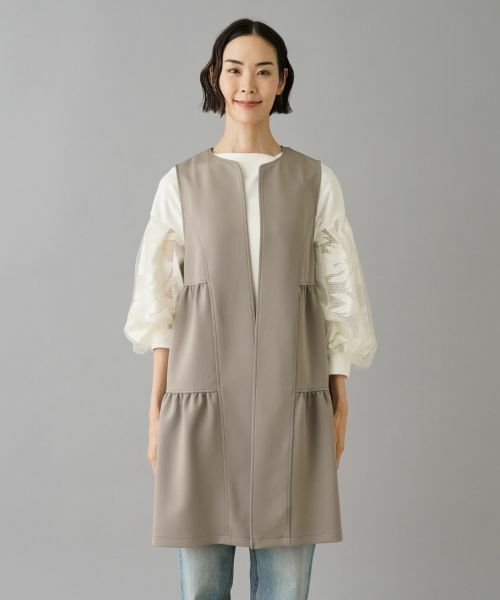NEMIKA / ネミカ テーラードジャケット | ロングベスト【NEMIKA】 | 詳細10