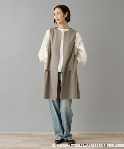 NEMIKA / ネミカ テーラードジャケット | ロングベスト【NEMIKA】 | 詳細7