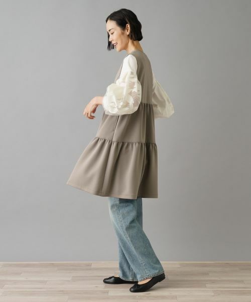 NEMIKA / ネミカ テーラードジャケット | ロングベスト【NEMIKA】 | 詳細8