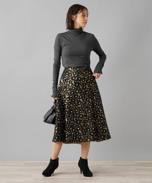 NEMIKA / ネミカ ミニ・ひざ丈スカート | 【大草直子さん×NEMIKA】フレアスカート【NEMIKA】 | 詳細1