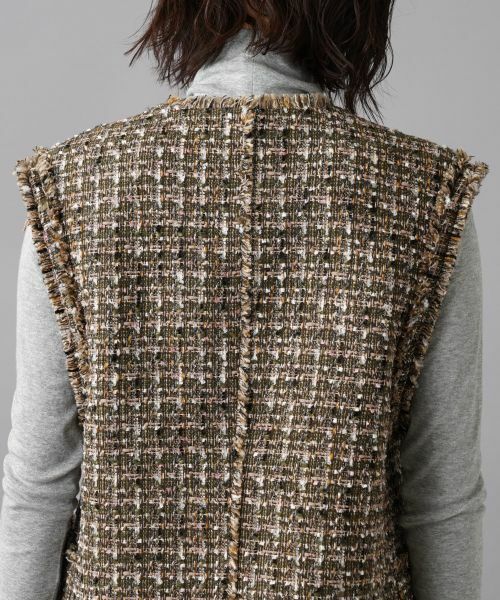 NEMIKA / ネミカ テーラードジャケット | 【大草直子さん×NEMIKA】ベスト【NEMIKA】 | 詳細10