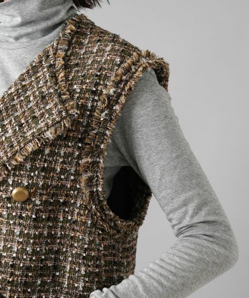 NEMIKA / ネミカ テーラードジャケット | 【大草直子さん×NEMIKA】ベスト【NEMIKA】 | 詳細11