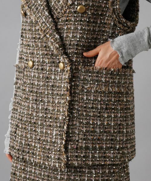 NEMIKA / ネミカ テーラードジャケット | 【大草直子さん×NEMIKA】ベスト【NEMIKA】 | 詳細12