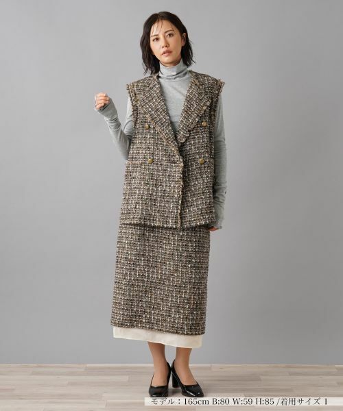 NEMIKA / ネミカ テーラードジャケット | 【大草直子さん×NEMIKA】ベスト【NEMIKA】 | 詳細3