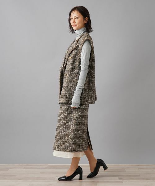 NEMIKA / ネミカ テーラードジャケット | 【大草直子さん×NEMIKA】ベスト【NEMIKA】 | 詳細4