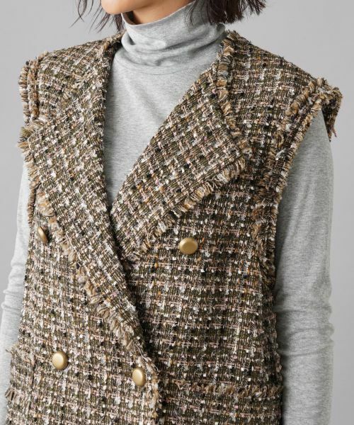 NEMIKA / ネミカ テーラードジャケット | 【大草直子さん×NEMIKA】ベスト【NEMIKA】 | 詳細9