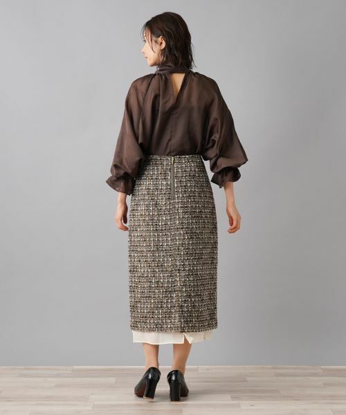 NEMIKA / ネミカ ミニ・ひざ丈スカート | 【大草直子さん×NEMIKA】タイトスカート【NEMIKA】 | 詳細4