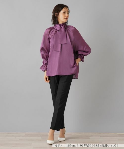 NEMIKA / ネミカ シャツ・ブラウス | 【大草直子さん×NEMIKA】ボウタイブラウス【NEMIKA】 | 詳細13