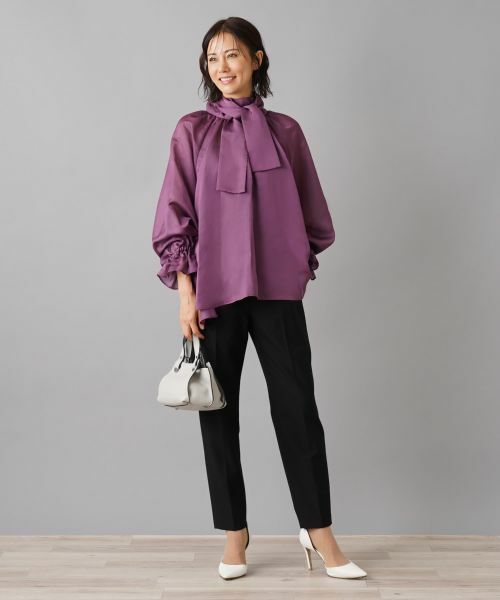 NEMIKA / ネミカ シャツ・ブラウス | 【大草直子さん×NEMIKA】ボウタイブラウス【NEMIKA】 | 詳細14