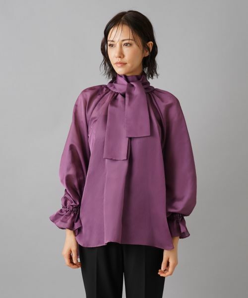 NEMIKA / ネミカ シャツ・ブラウス | 【大草直子さん×NEMIKA】ボウタイブラウス【NEMIKA】 | 詳細17