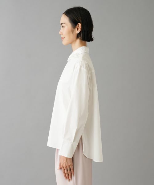 NEMIKA / ネミカ シャツ・ブラウス | フロントのタックブラウス【MARILYN MOON】 | 詳細8