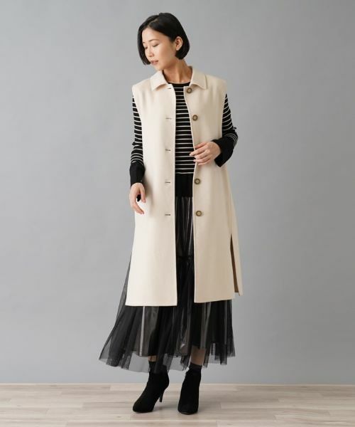NEMIKA / ネミカ テーラードジャケット | ロングベスト【NEMIKA】 | 詳細3
