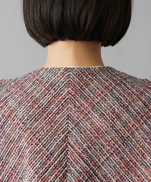 NEMIKA / ネミカ テーラードジャケット | ノーカラーツイードジャケット | 詳細17