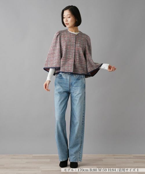 NEMIKA / ネミカ テーラードジャケット | ノーカラーツイードジャケット | 詳細6