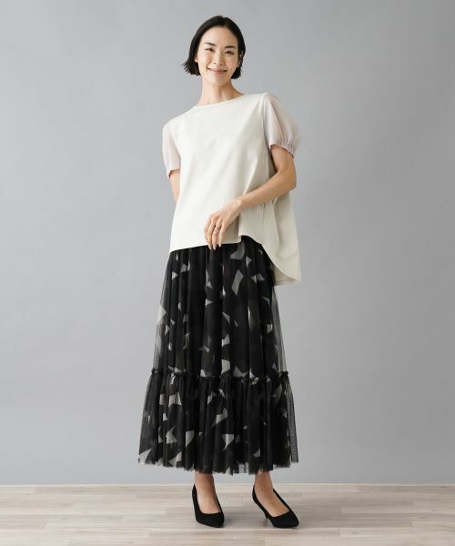 NEMIKA / ネミカ カットソー | 袖シアーカットソー【PUPULA】 | 詳細1