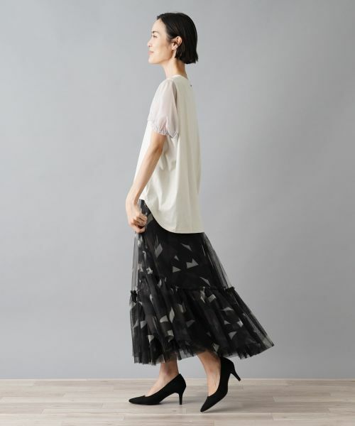 NEMIKA / ネミカ カットソー | 袖シアーカットソー【PUPULA】 | 詳細2