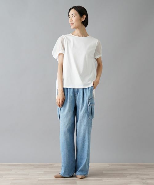 NEMIKA / ネミカ カットソー | 袖シアーカットソー【PUPULA】 | 詳細4