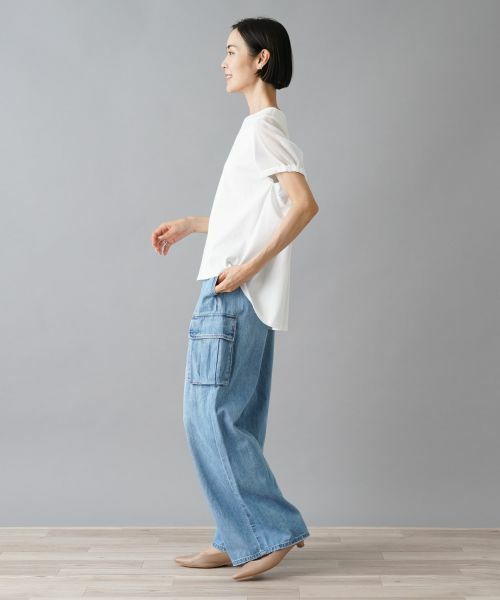 NEMIKA / ネミカ カットソー | 袖シアーカットソー【PUPULA】 | 詳細5