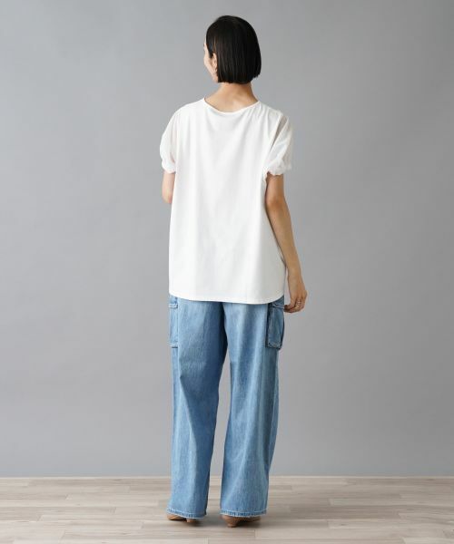 NEMIKA / ネミカ カットソー | 袖シアーカットソー【PUPULA】 | 詳細6