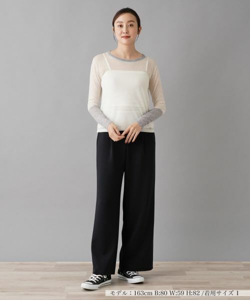 NEMIKA / ネミカ ニット・セーター | シアーニットトップス | 詳細1